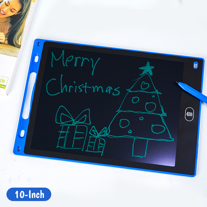 جهاز كتابة LCD أحادي اللون 10 إنش (أزرق)