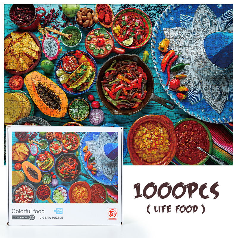 لغز طعام الحياة (1000 قطعة) (ملون)