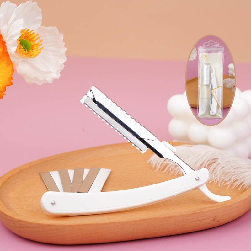 شفرة حلاقة تجميلية احترافية من سلسلة الزبدة 6 قطع/مجموعة (1 + 5 رؤوس بديلة)